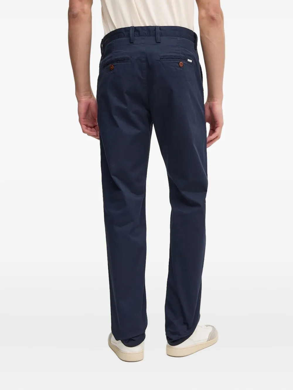 Gant button-fly straight-leg trousers | Regular-Fit & Straight Leg Pants | Image 2
