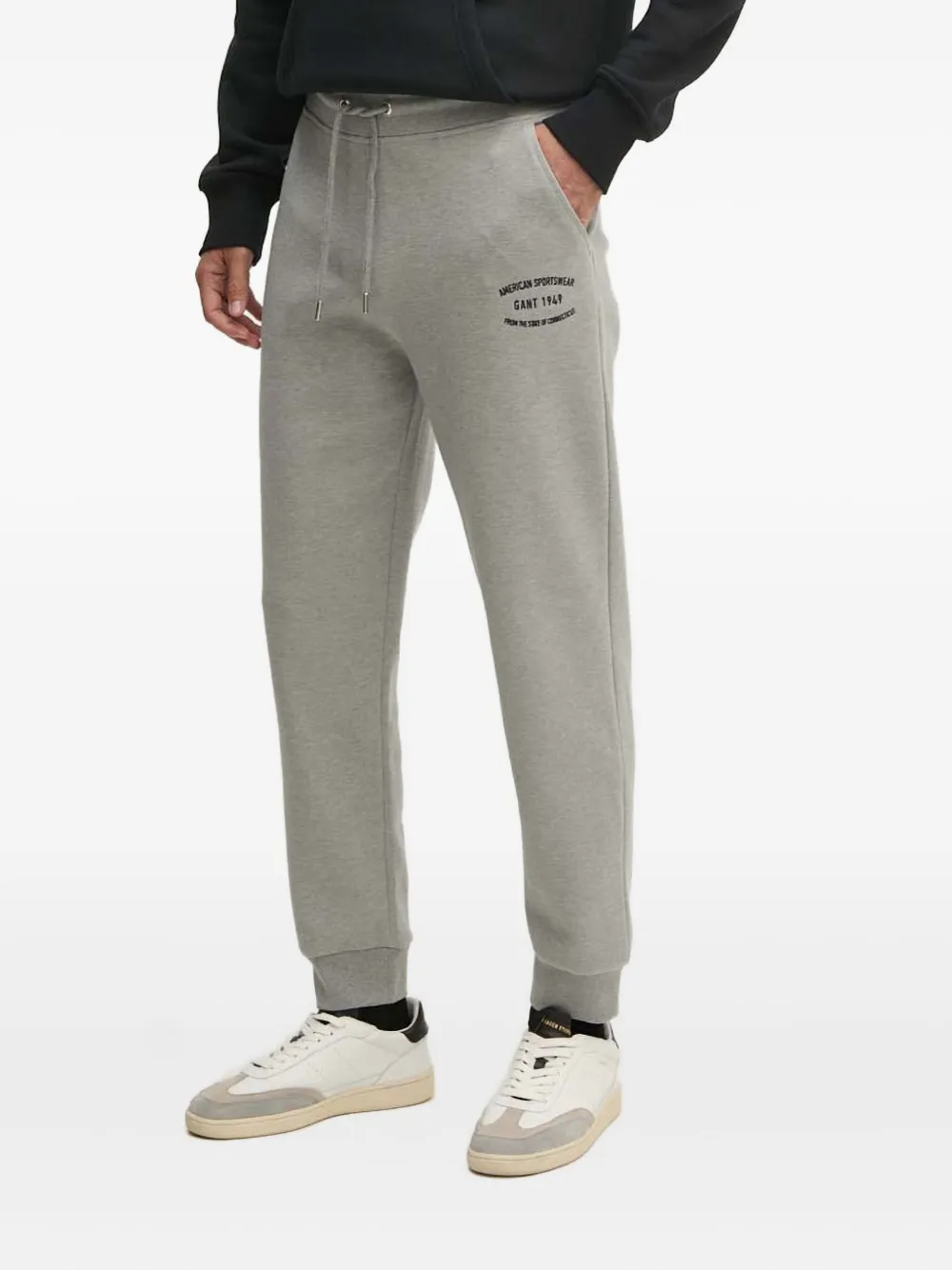 Gant Drawstring-waist Pants In Gray