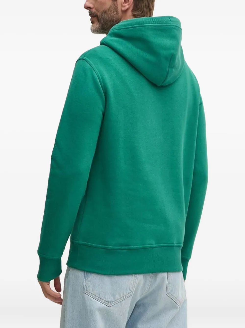 Gant Hoodie met geborduurd logo Groen