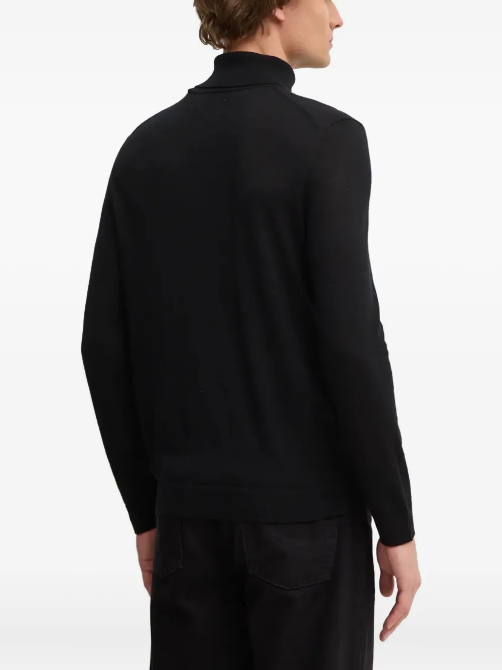 Gant Roll-neck Wool Sweater In Multi