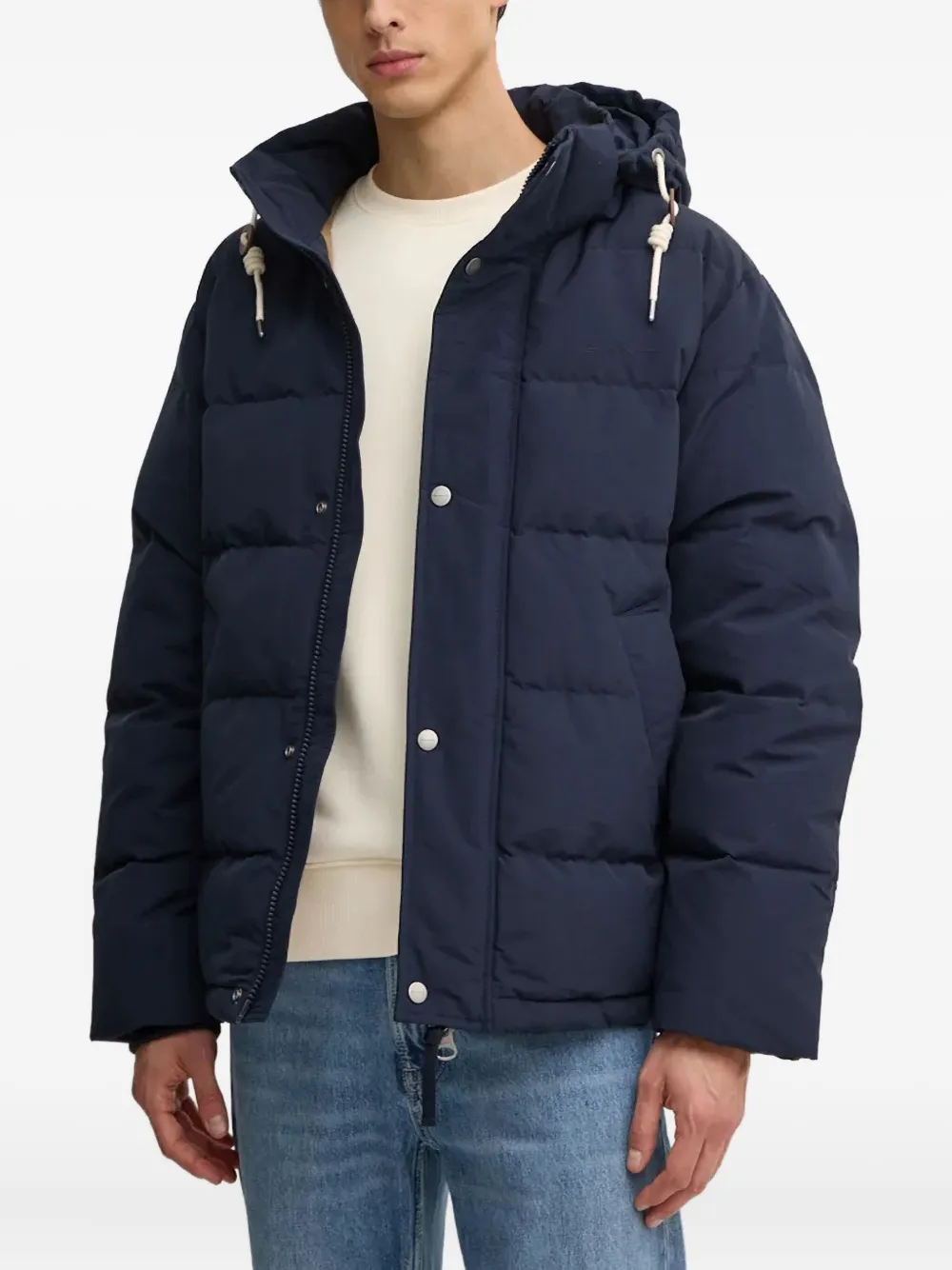 Gant Jack met capuchon Blauw