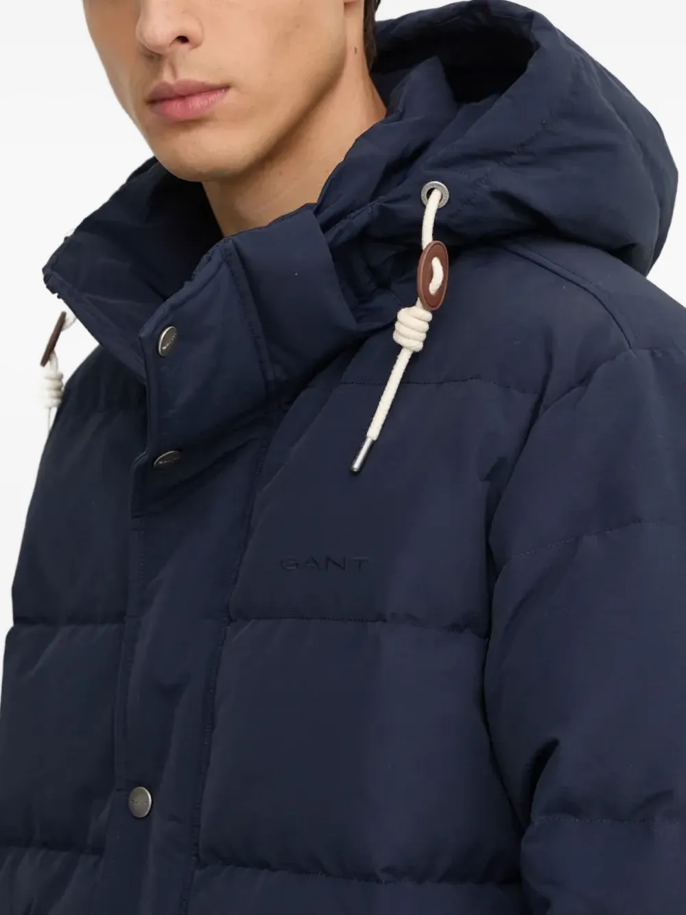 Gant Jack met capuchon Blauw