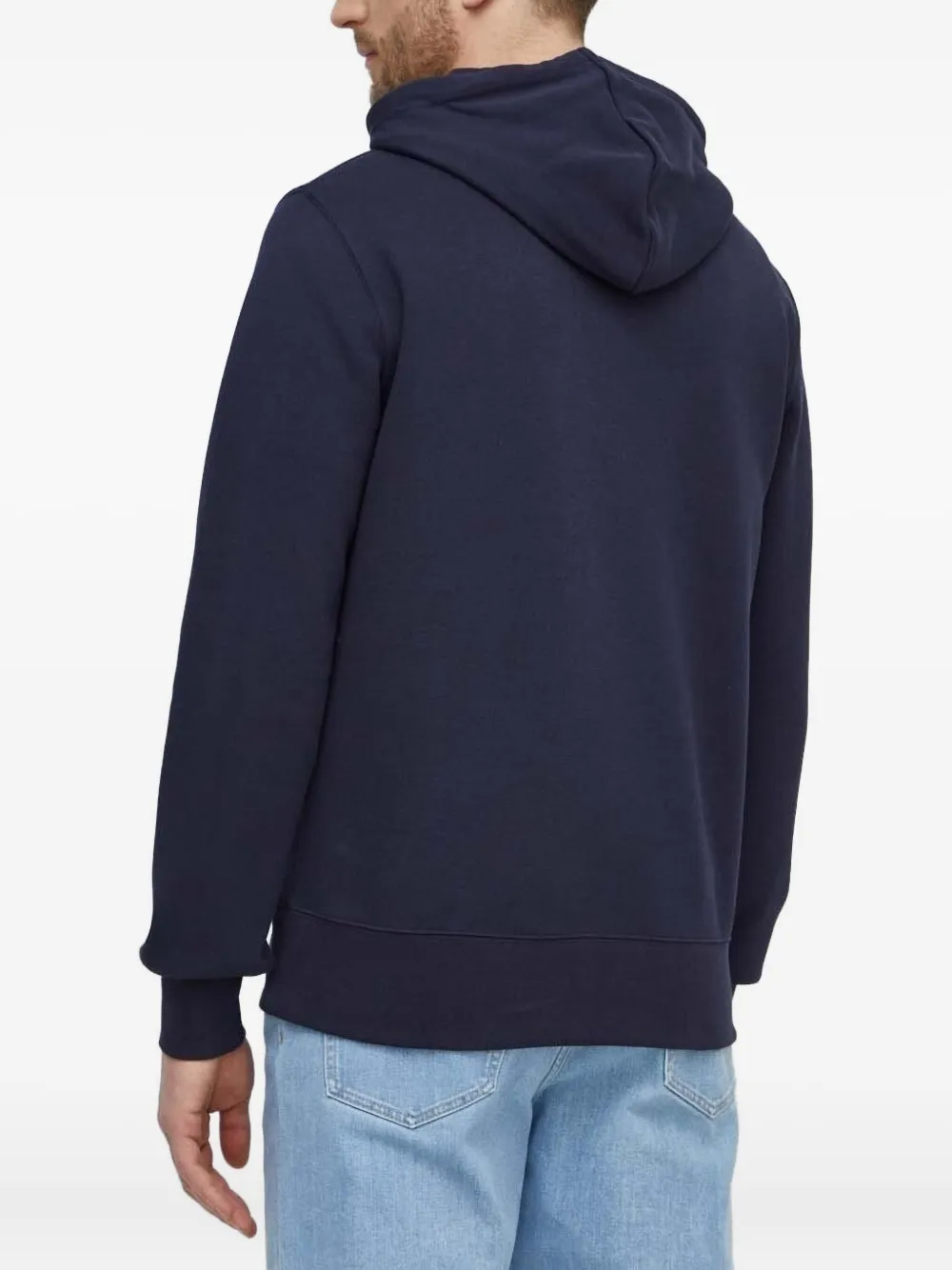 Gant Hoodie met logoprint Blauw