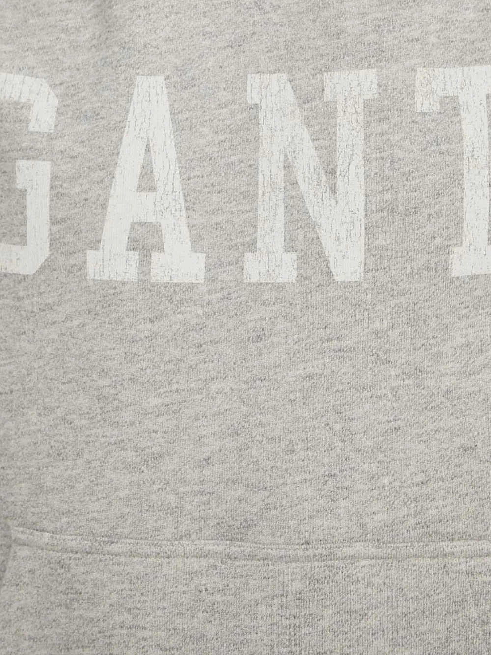 Gant Hoodie met logoprint Grijs