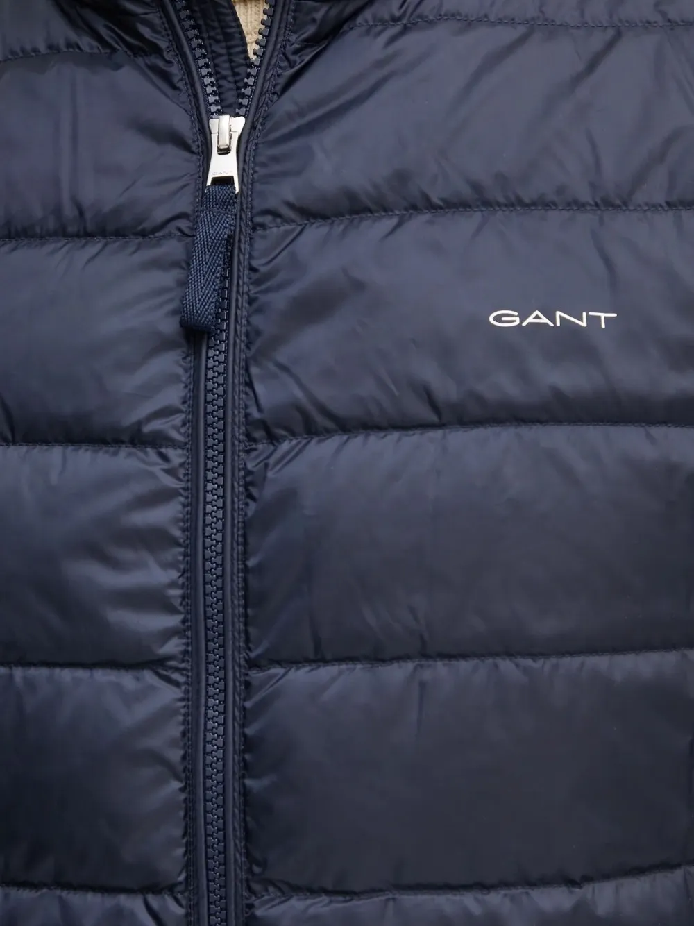 Gant Gewatteerd jack met rits Blauw