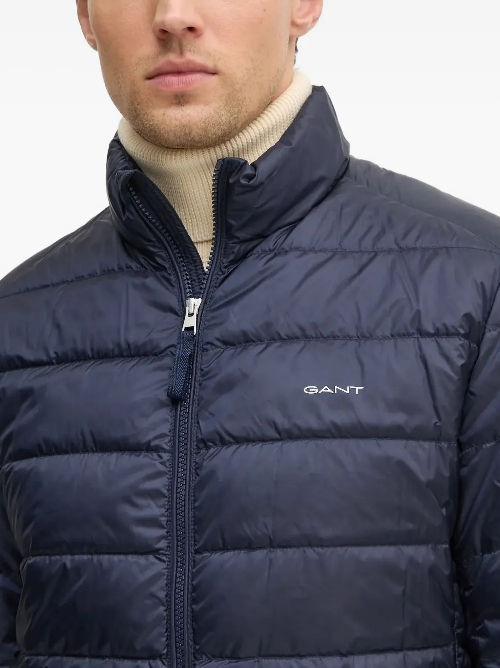 Gant Gewatteerd jack met rits Blauw