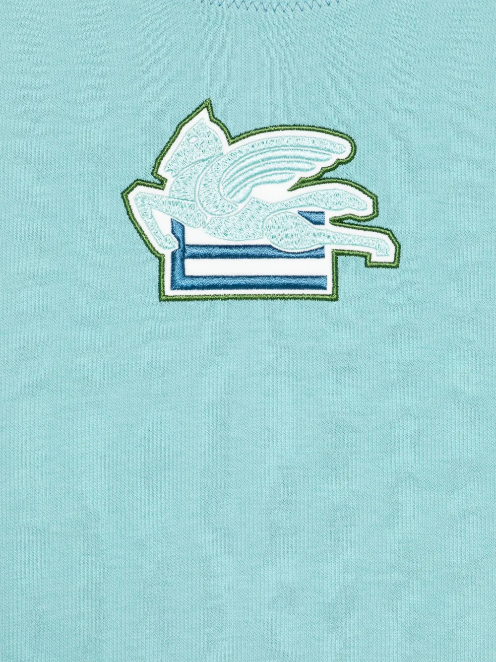 ETRO KIDS Sweater met Pegaso patroon Blauw