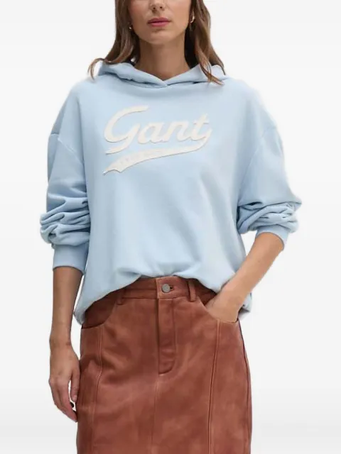 Gant hoodie con logo estampado