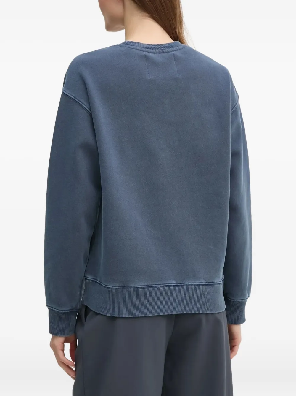 Gant Logo-patch Sweatshirt In Blue