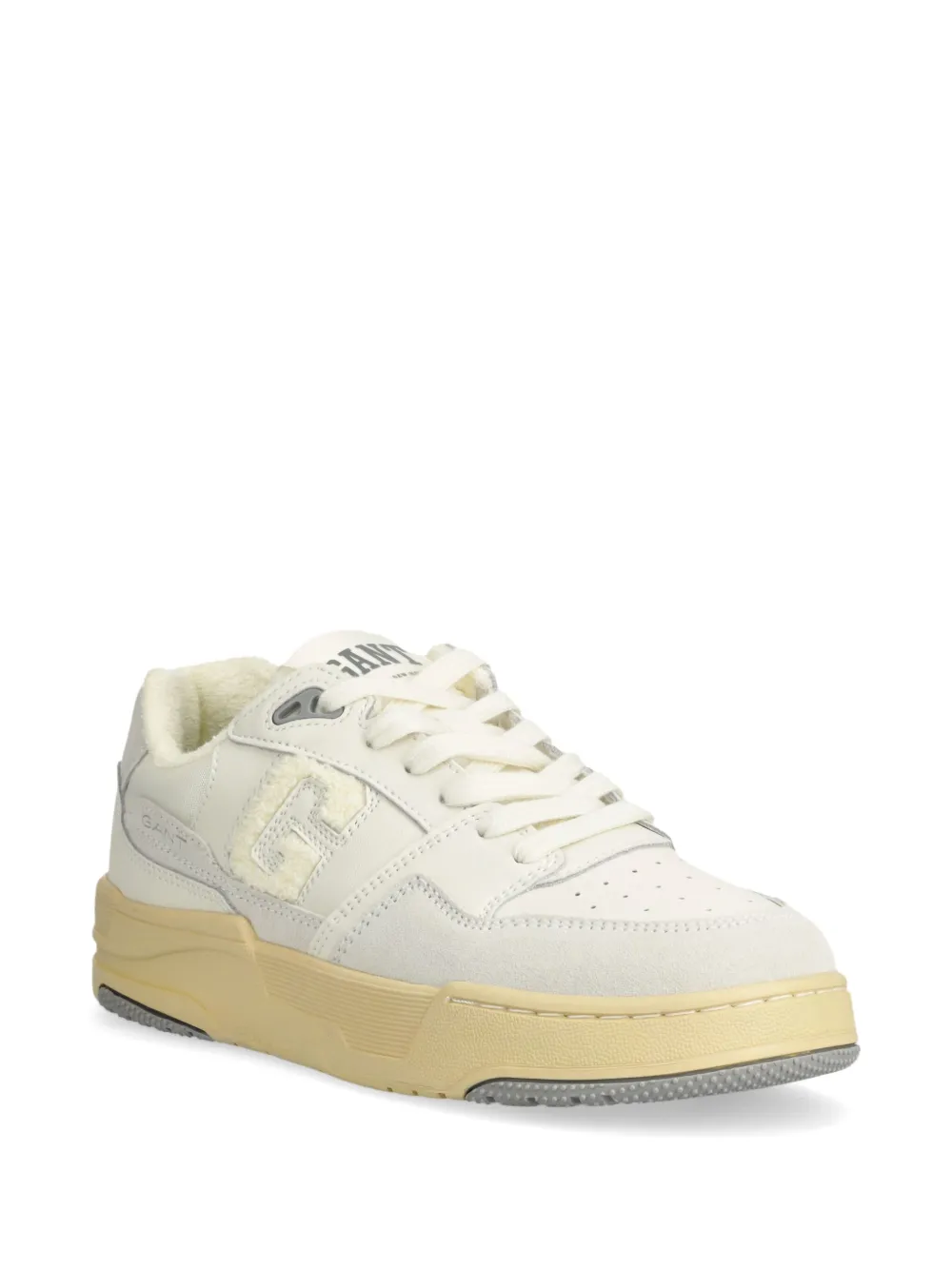 Gant logo-patch sneakers - Wit