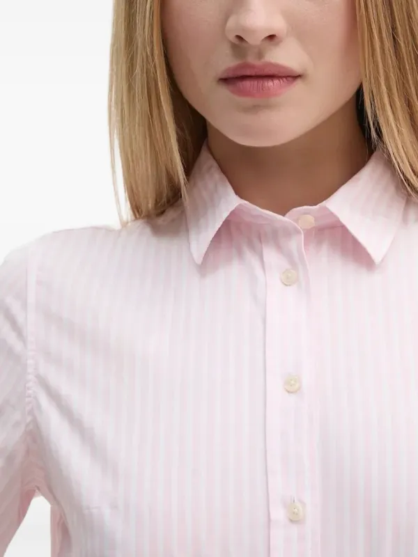 Pantalones Camisas Gant Mujer Gant Camisa Con Rayas Estampadas