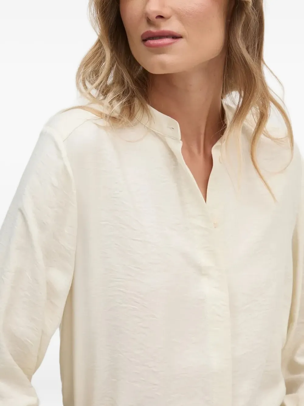 Gant Long-sleeve Blouse In Neutral
