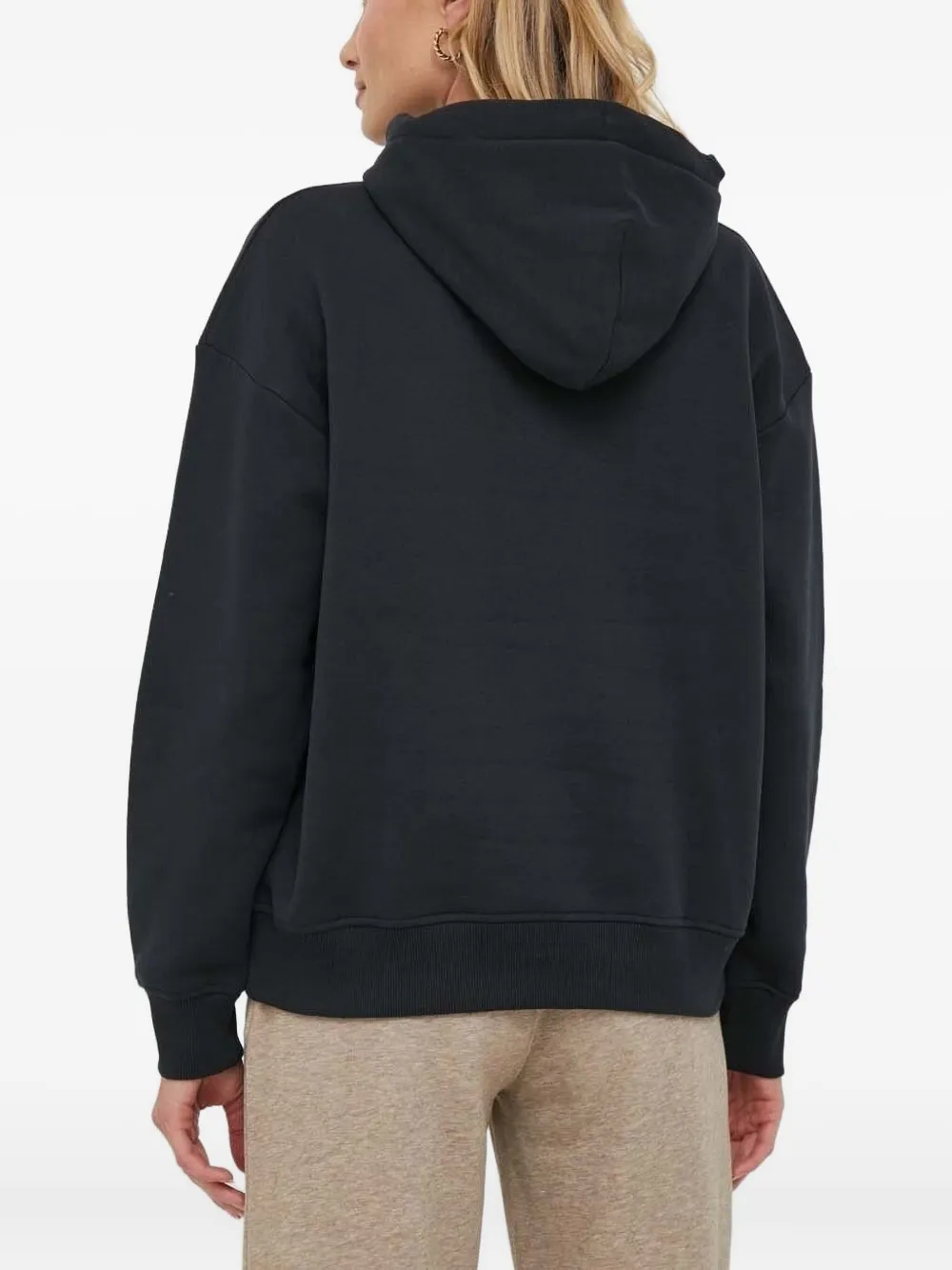 Gant Hoodie met logo - Zwart