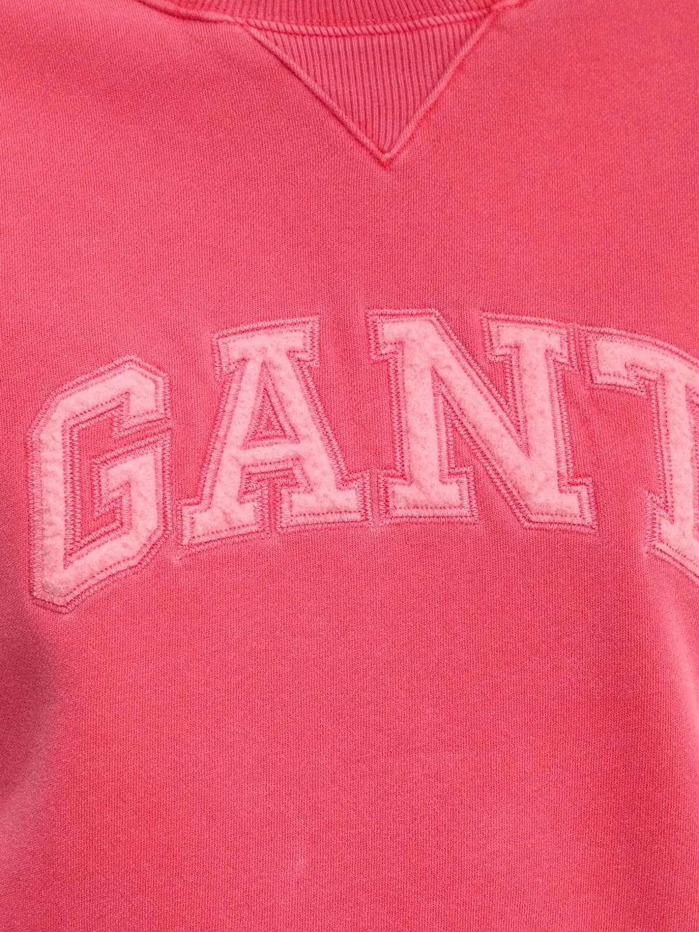 Gant Sweater met geborduurd logo Roze