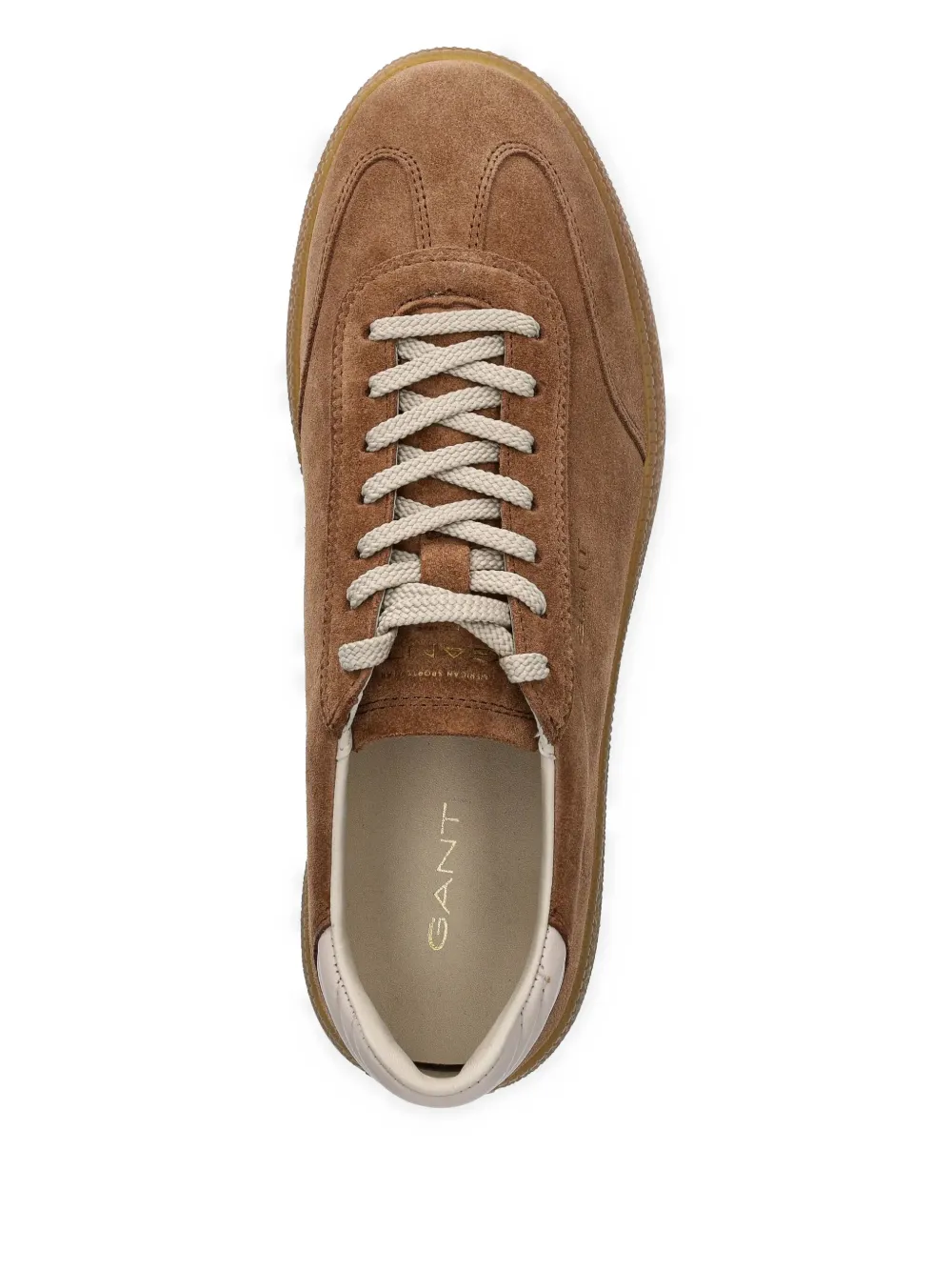 Gant Leren sneakers Bruin