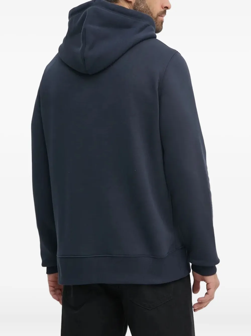 Gant Hoodie met logoprint Blauw