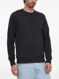 Gant logo-embroidered crew-neck sweatshirt - 5 BLACK
