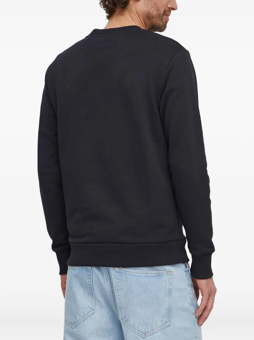 Gant Sweater met geborduurd logo 5 BLACK