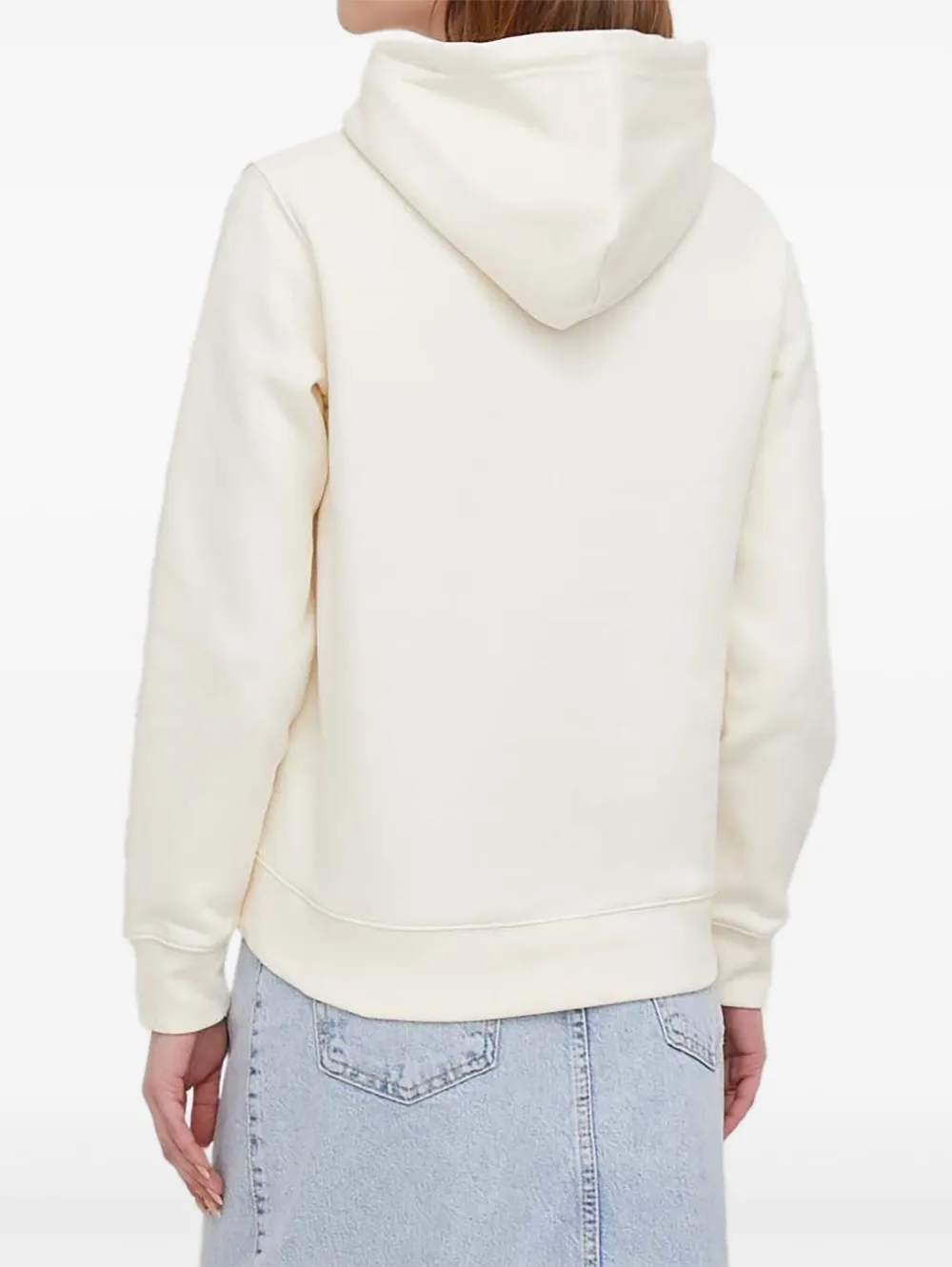 Gant Hoodie met logopatch - Beige