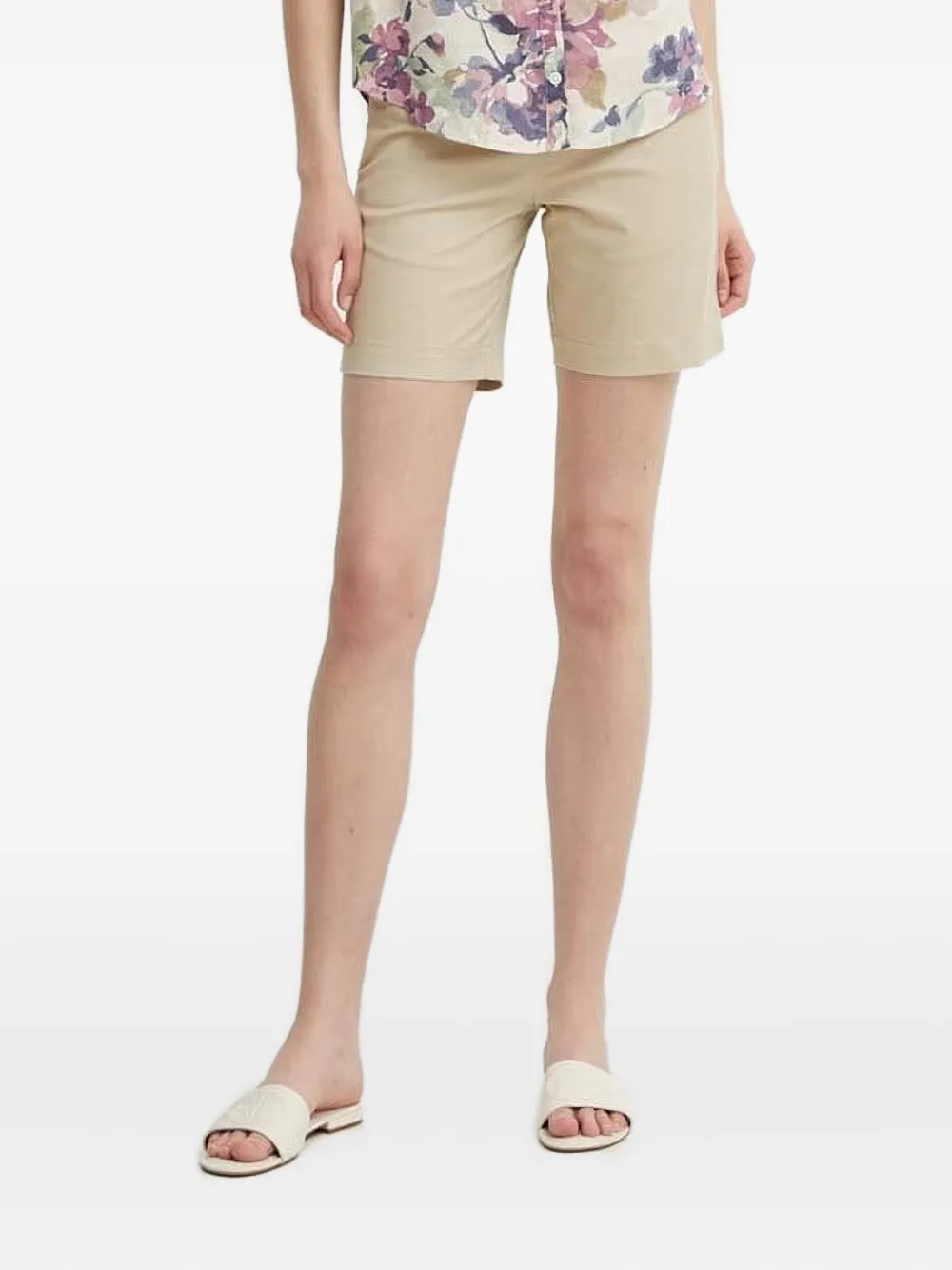 Gant flat-front tailored shorts | Neutrals | Image 1
