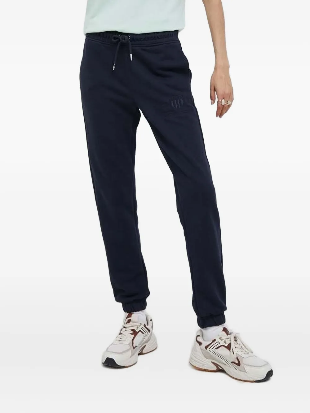 Gant drawstring cuffed joggers | Blue | Image 1