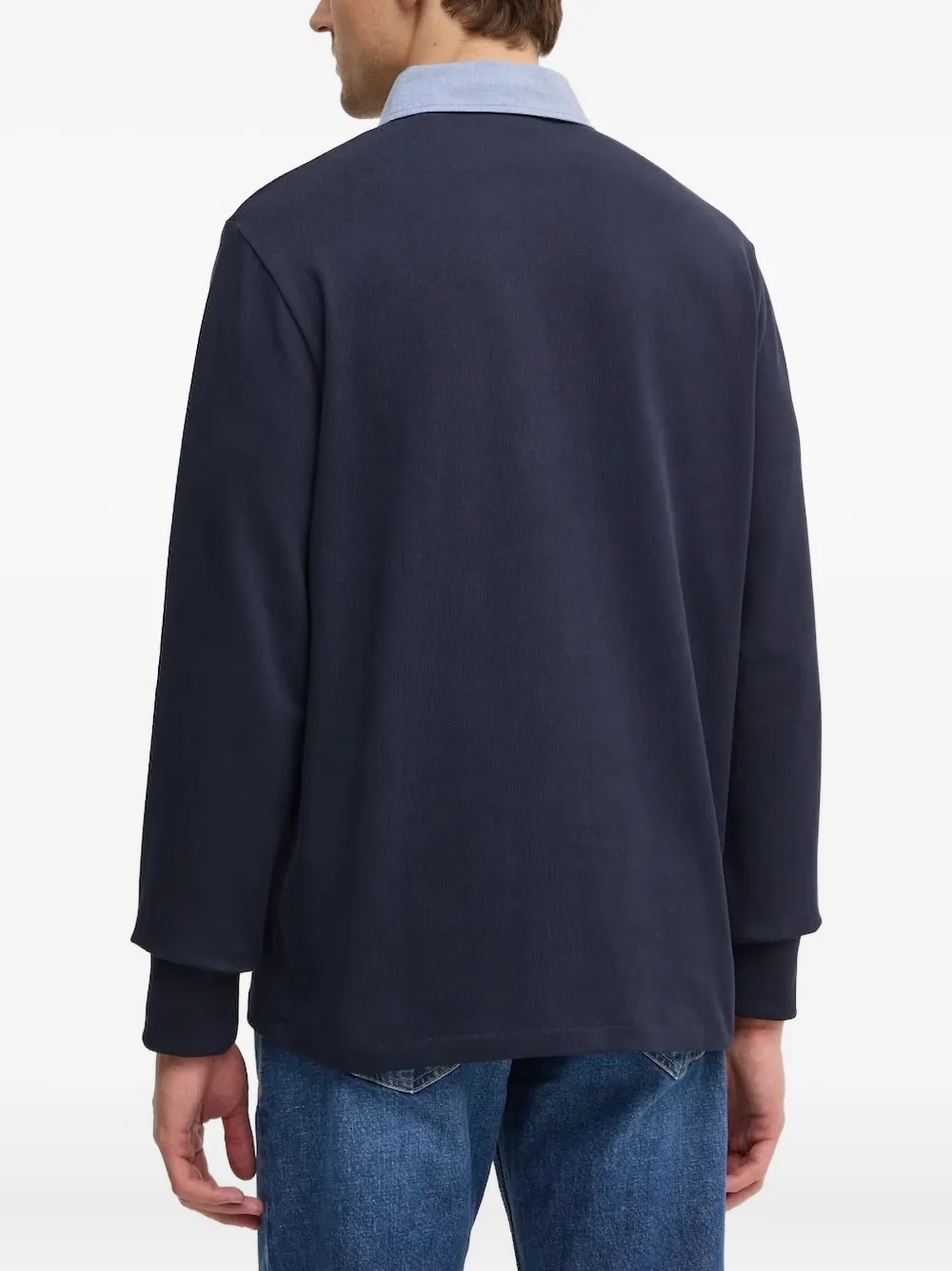 Gant long-sleeve polo shirt - Blauw