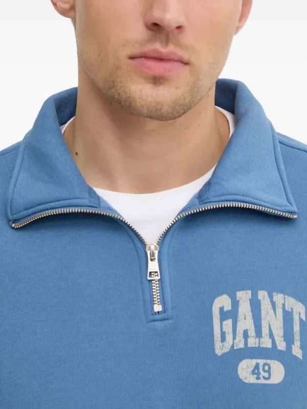 Gant ハーフジップ スウェットシャツ | ブルー | FARFETCH JP