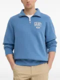 Gant half-zip logo-print sweatshirt - Blue