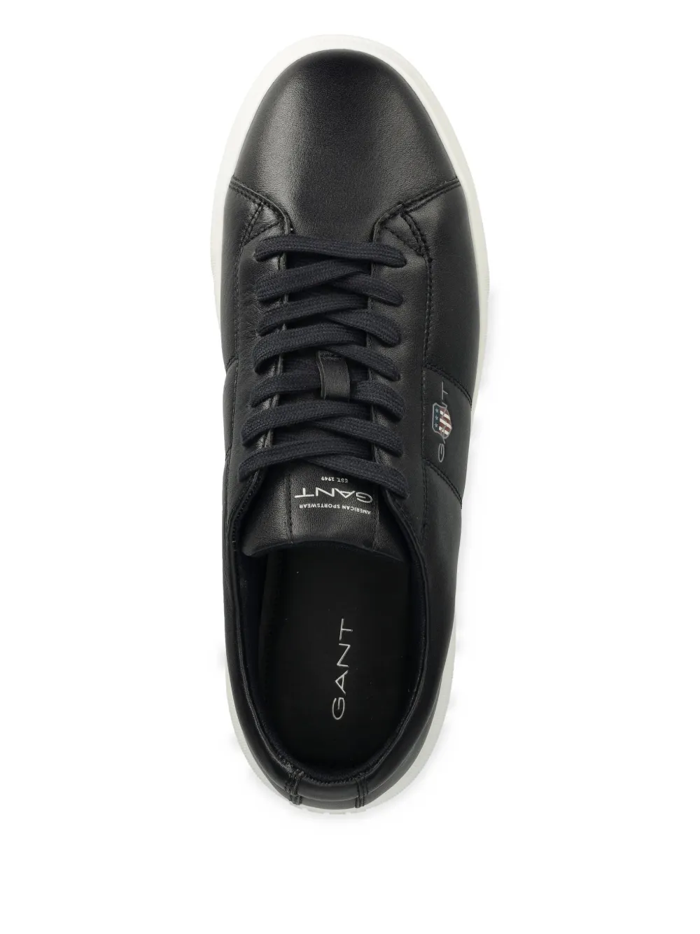 Gant Leren sneakers Zwart