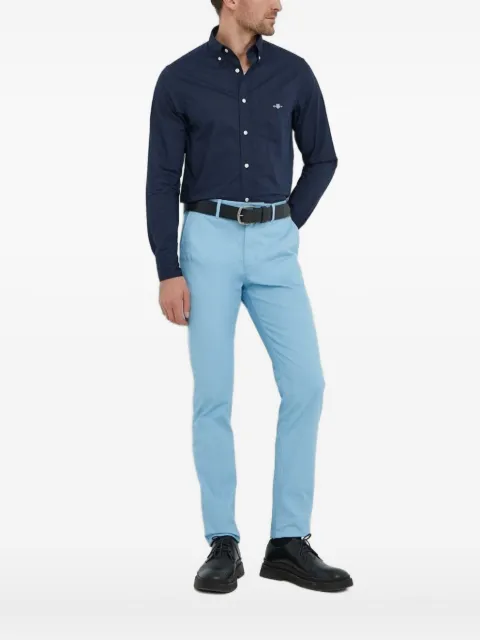 Gant logo-embroidered shirt