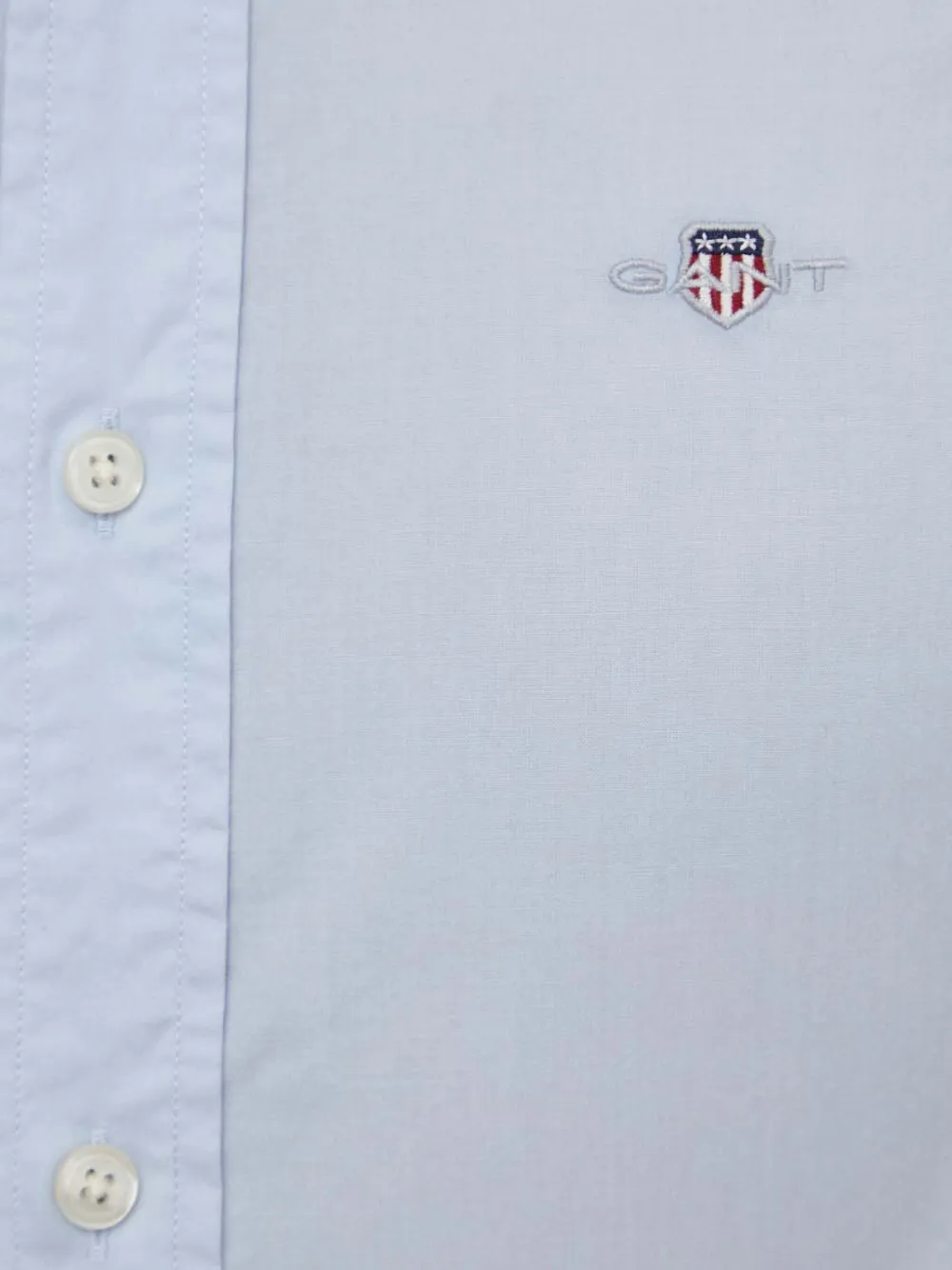 Gant Overhemd met geborduurd logo Blauw