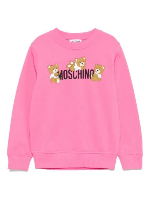 Moschino Kids Sweatshirt mit Teddy