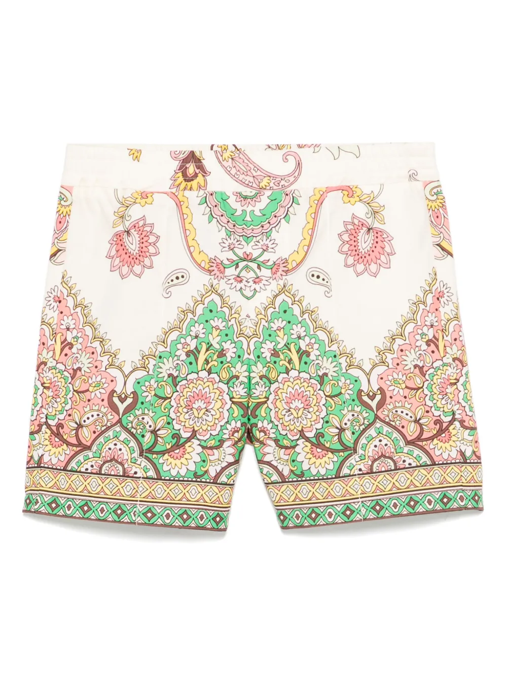 ETRO KIDS Shorts met paisley-print Beige