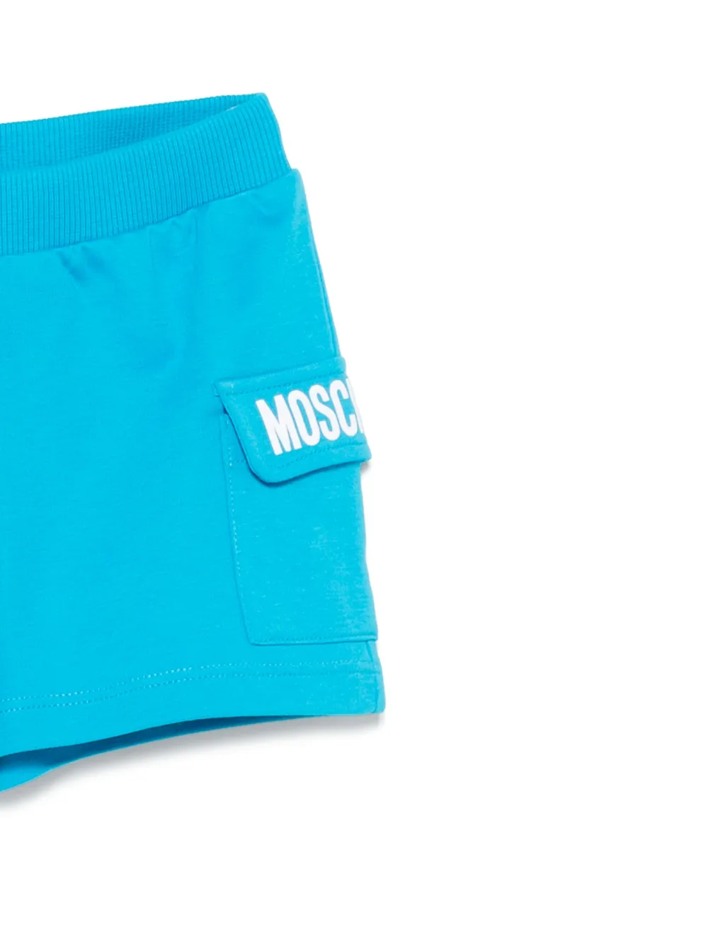 Moschino Kids Shorts set met logoprint Blauw