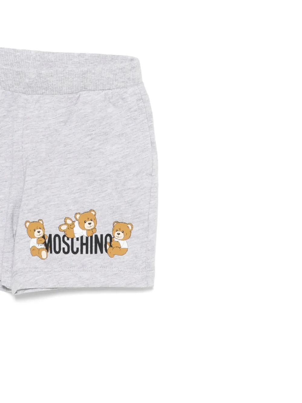 Moschino Kids Shorts set met logoprint Grijs