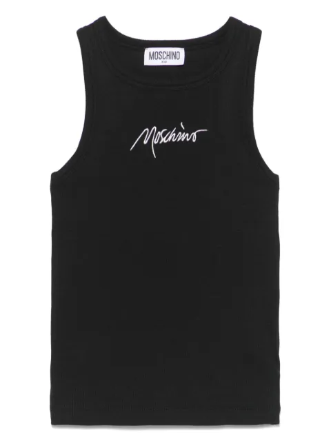 Moschino Kids Regata com logo bordado