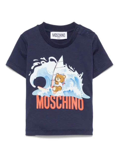 Moschino Kids playera con motivo Teddy Bear