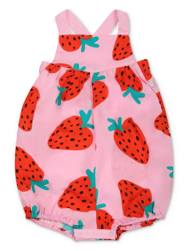 Stella McCartney Kids Strawberry-print Romper Pink FARFETCH ID