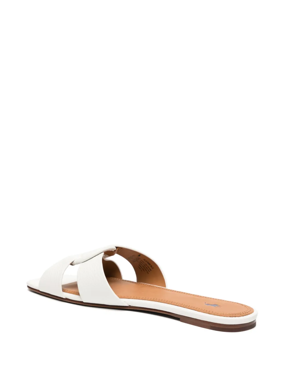 Polo Ralph Lauren Leather Sandals In White