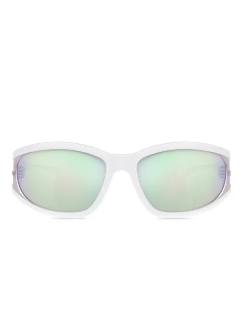 Diesel logo-plaque sunglasses