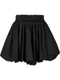 Noir Kei Ninomiya cotton skirt - Black