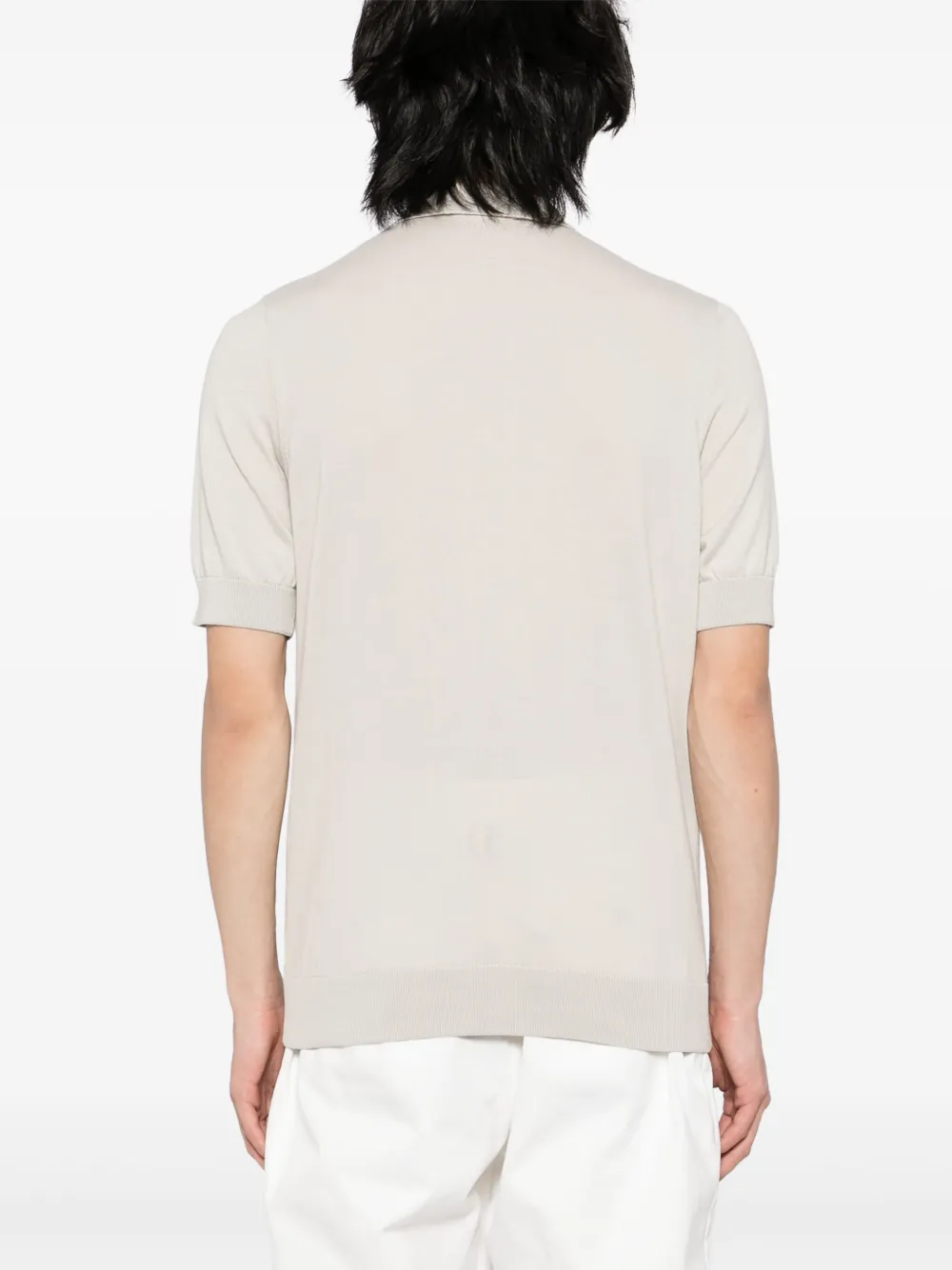 Lardini Katoenen poloshirt Grijs