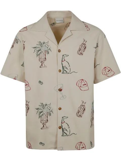 Drôle De Monsieur printed shirt 