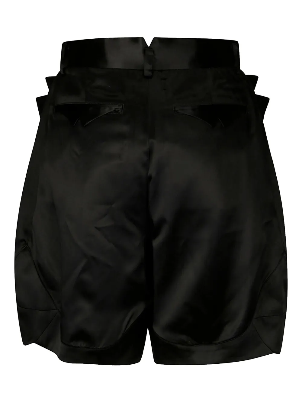 Noir Kei Ninomiya pocket-flap shorts - Zwart