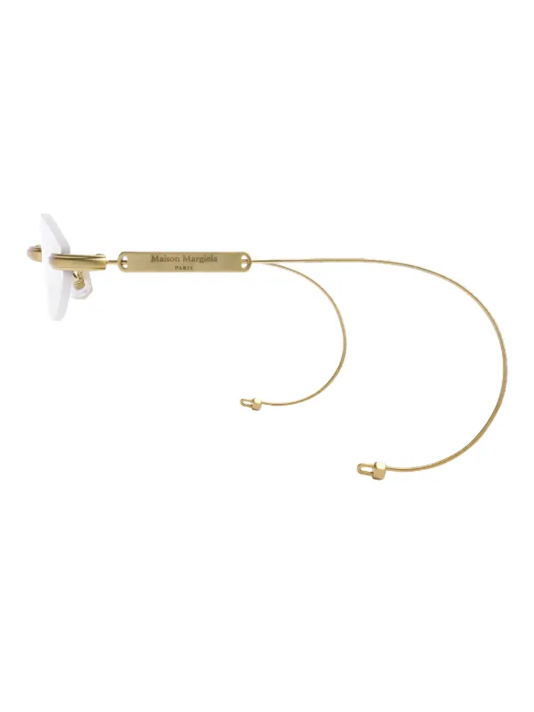 Maison Margiela x Gentle Monster リムレス 眼鏡フレーム | ゴールド