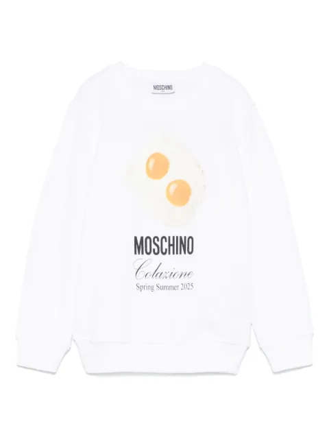 Moschino Kids logo-print sweatshirt