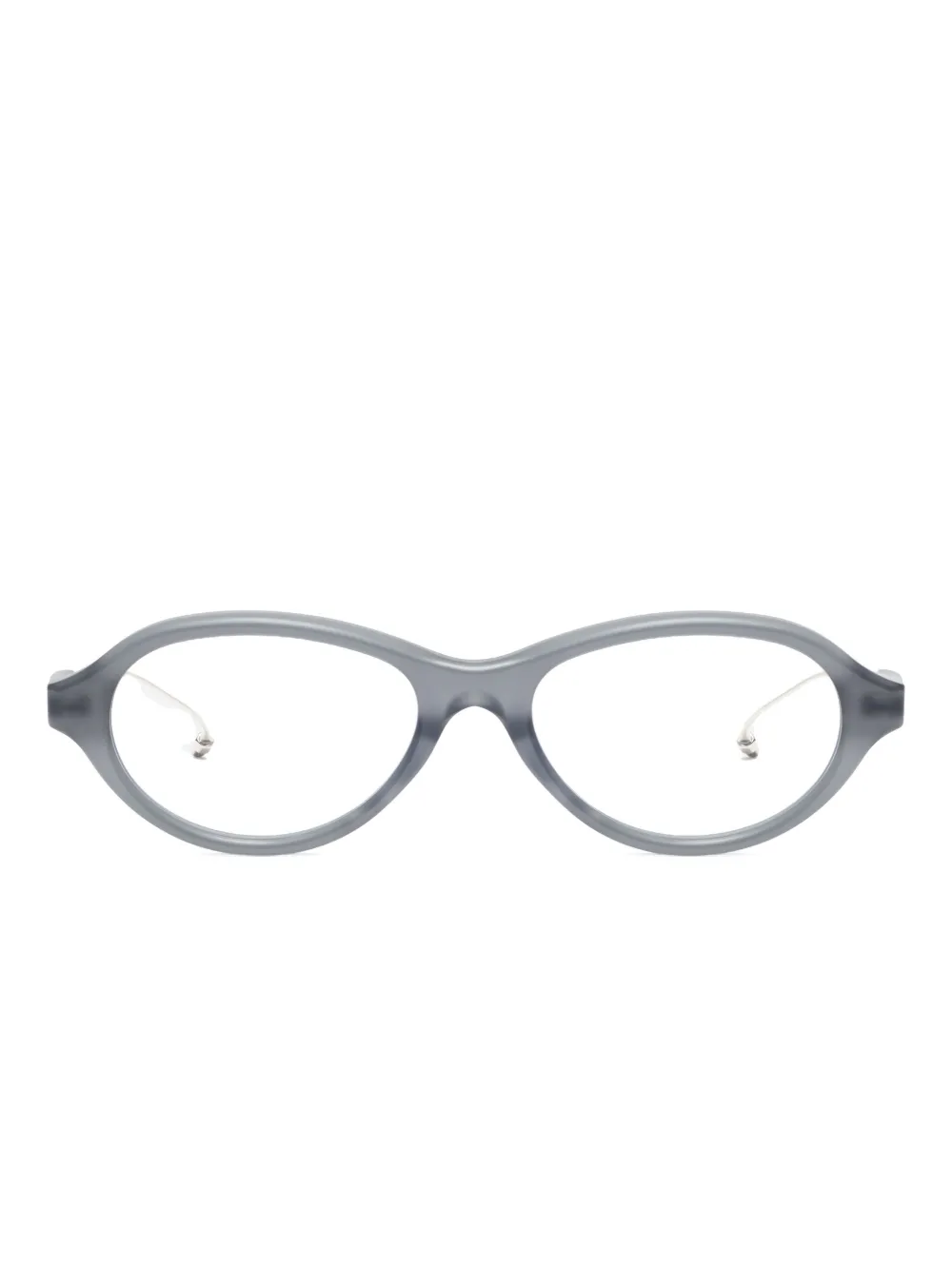 Maison Margiela X Gentle Monster Oval-frame Glasses In Grey