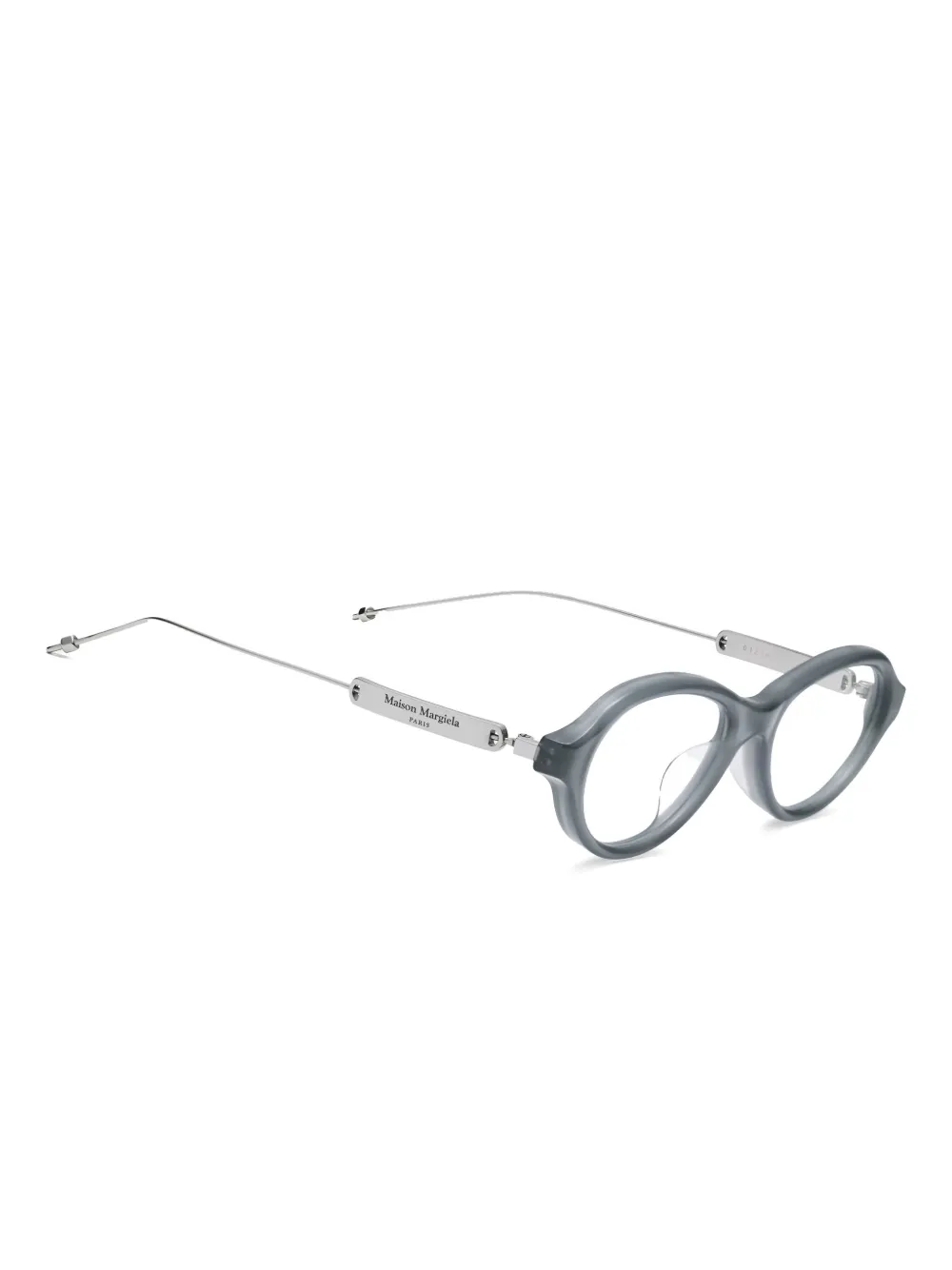 Maison Margiela X Gentle Monster Oval-frame Glasses In Grey