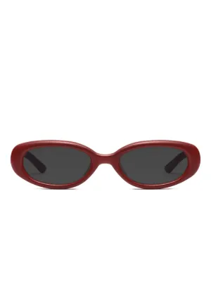 Maison Margiela x Gentle Monster Oval Sunglasses | Blue | FARFETCH CA