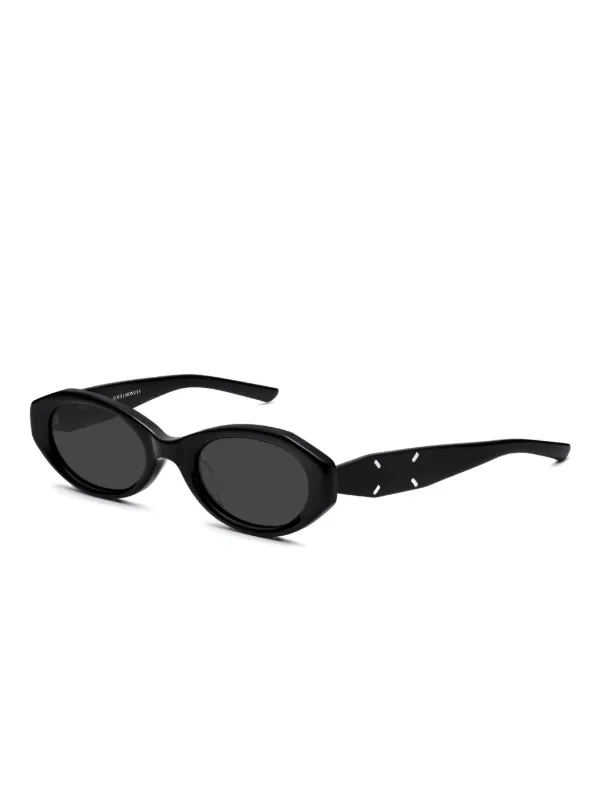 Maison Margiela x Gentle Monster oval-frame Sunglasses | Black